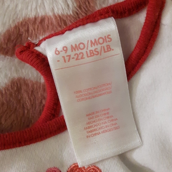 size 6-9M baby girls cute heart onesie - Picture 7 of 7